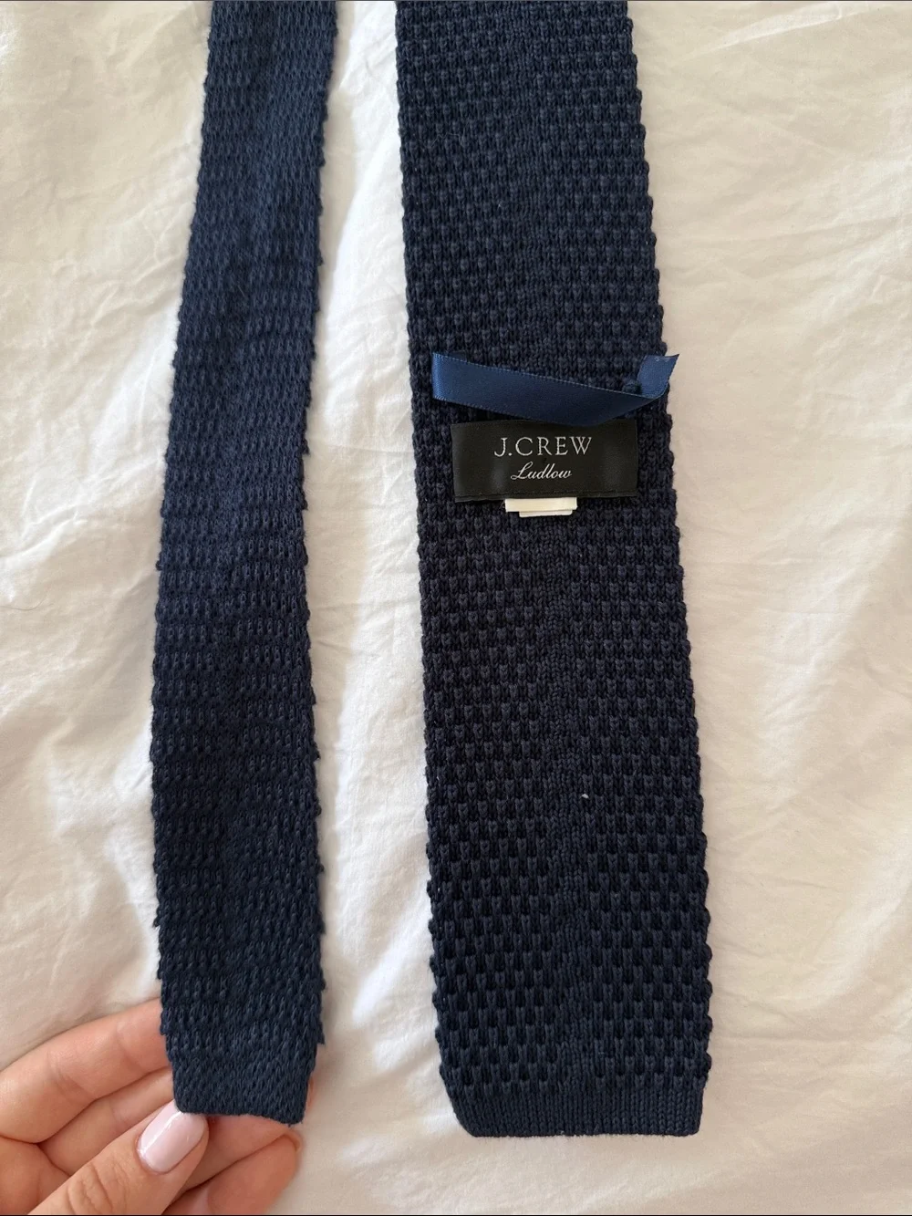 Navy J Crew Tie